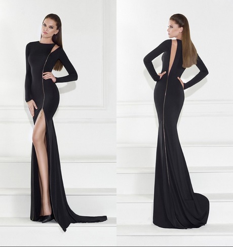 Zwarte jurk lang