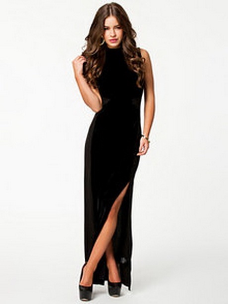 Zwarte strakke jurk
