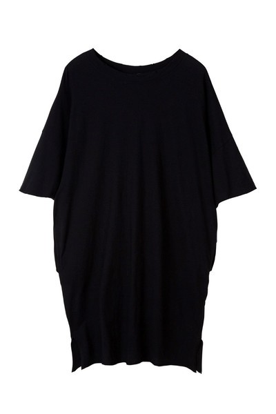 Oversized zwarte jurk
