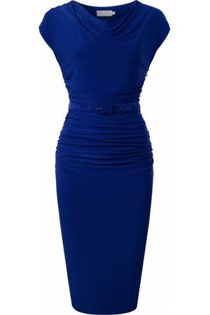Royal blauw jurk