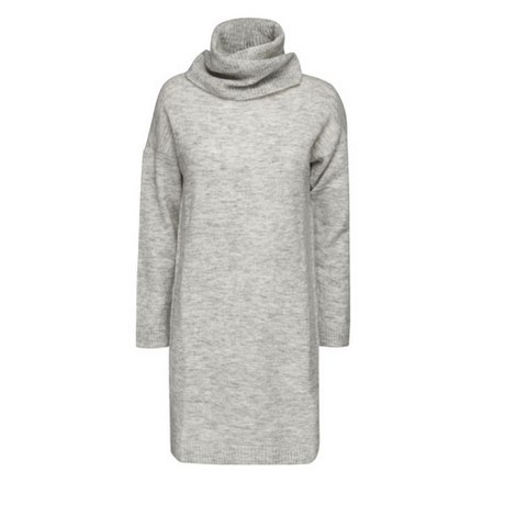 Wollen jurk grijs