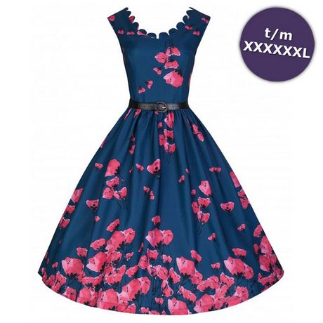 Zomerjurk donkerblauw