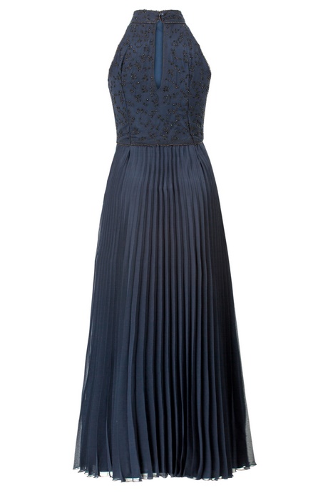 Lange jurk donkerblauw