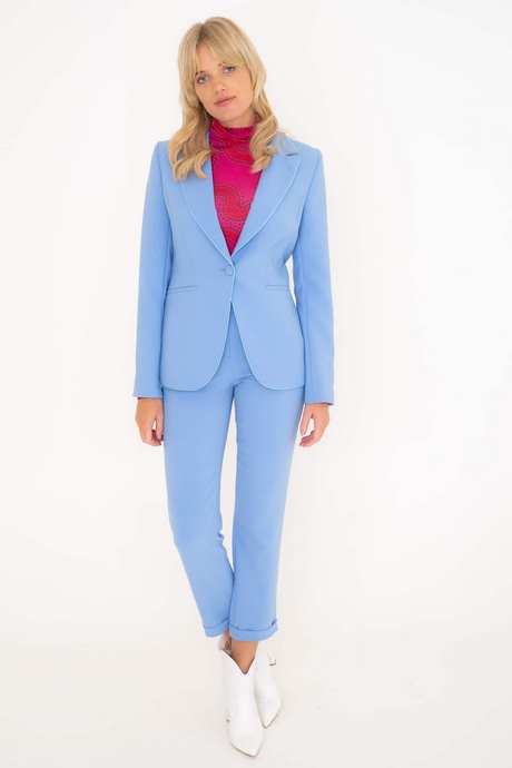 Blazer jurk blauw