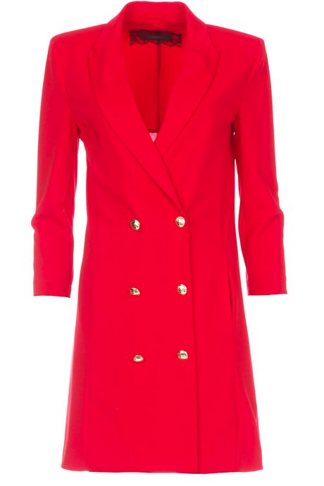 Blazer jurk rood