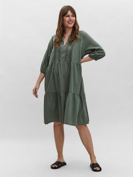 Groene jurk vero moda