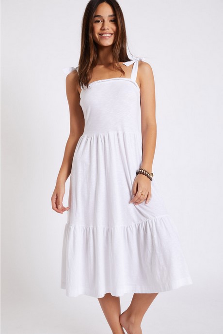 Witte jurk maxi