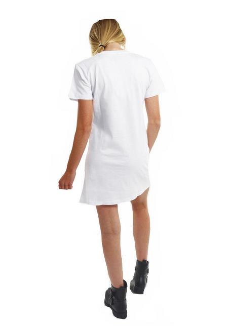 Witte t shirt dress