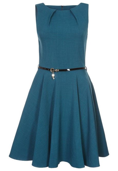 Cocktailjurk turquoise