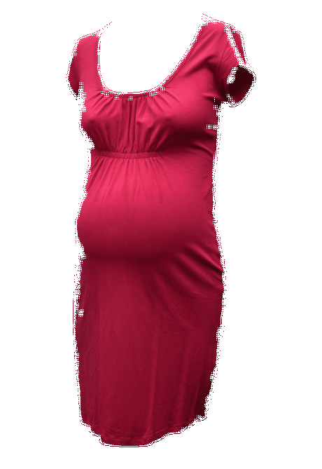 Zwangerschapsjurk roze