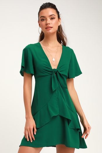 Leuke groene jurken