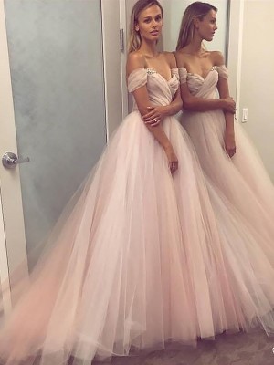 Licht roze prom dresses