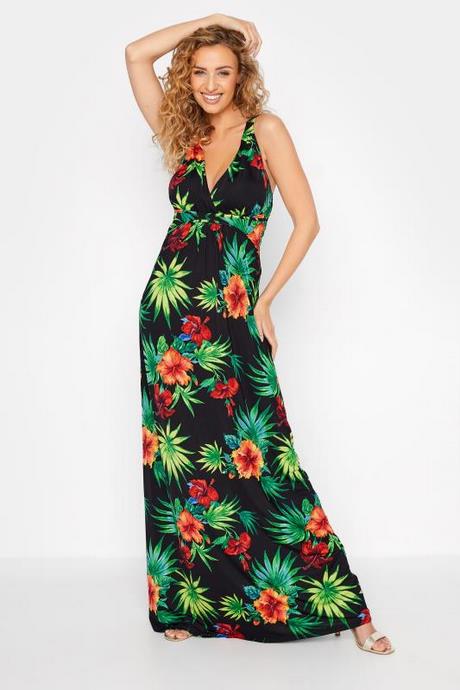 Tropische maxi jurk