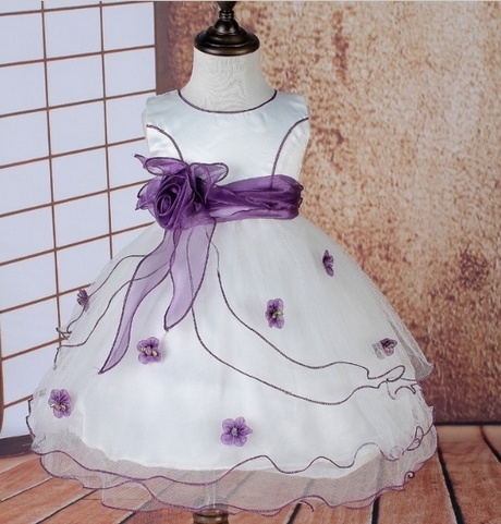 Paarse bruidsmeisjes jurk