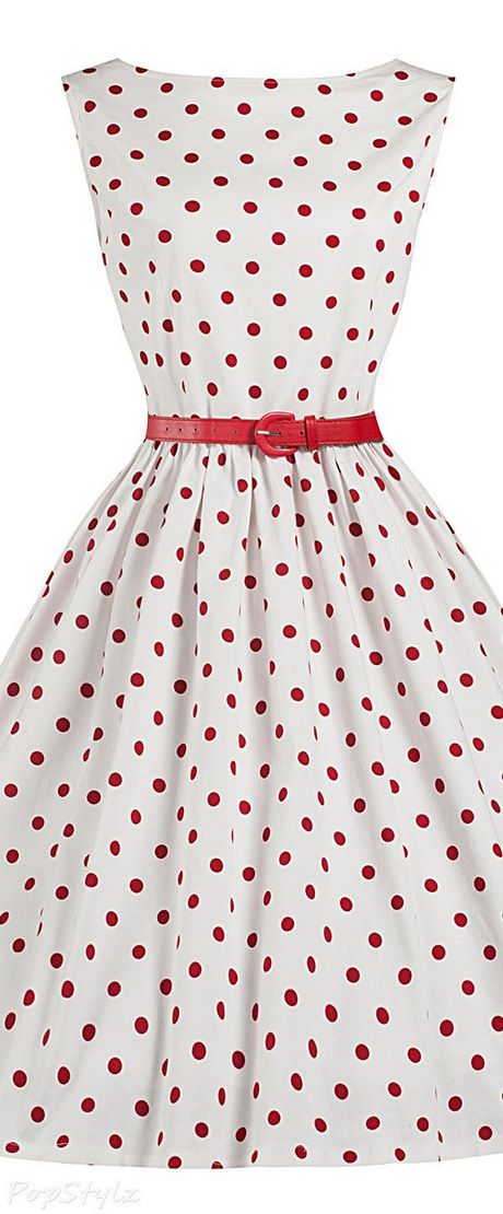 Rode jaren 50 jurk