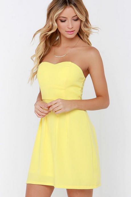 Strapless jurk h&m