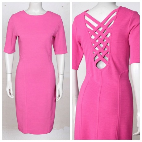 Vintage roze jurk