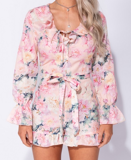 Playsuit lange mouw