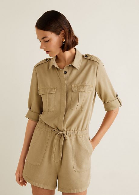 Playsuit lange mouw