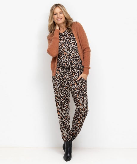 Strakke jumpsuit zwart