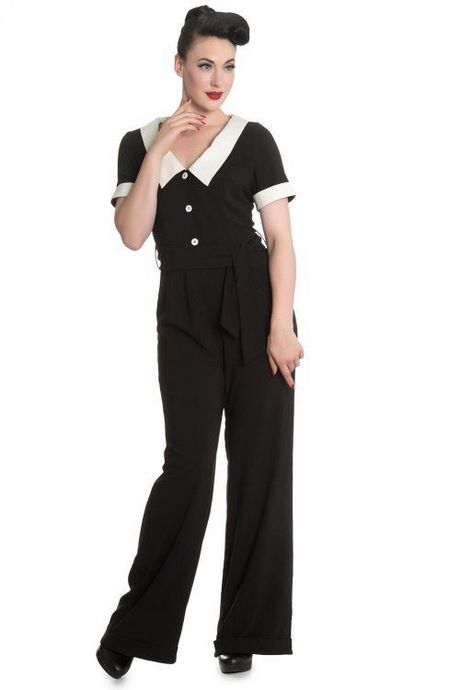 Zwart witte jumpsuit