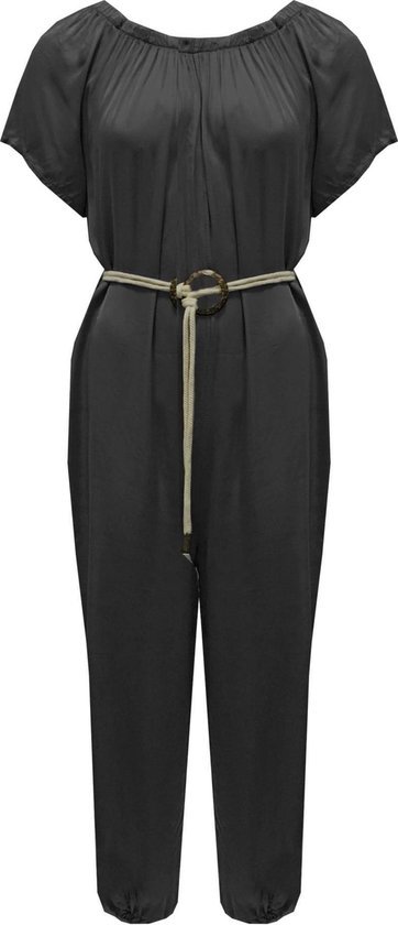 Zwarte jumpsuit kort