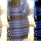 Blauw witte jurk