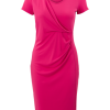 Fuchsia roze jurk