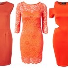 Oranje jurken