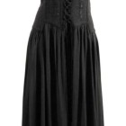 Maxi zwarte jurk