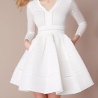 Maje witte jurk
